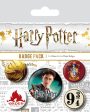 HARRY POTTER - PACK 5 BADGES - GRYFFINDOR on Sale