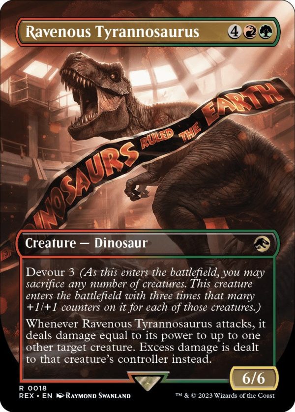 Ravenous Tyrannosaurus (Borderless) [Jurassic World Collection] Online Sale